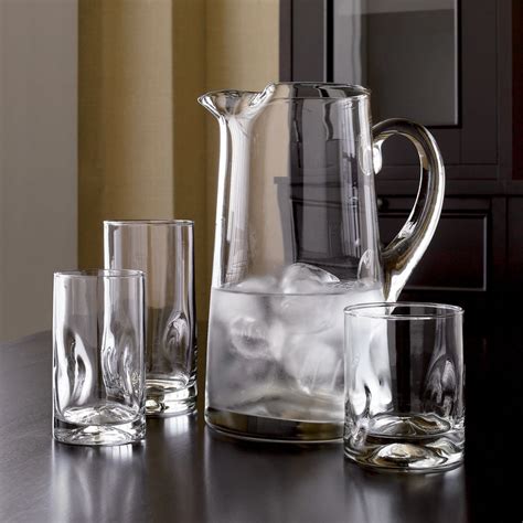 crate and barrel glass ware